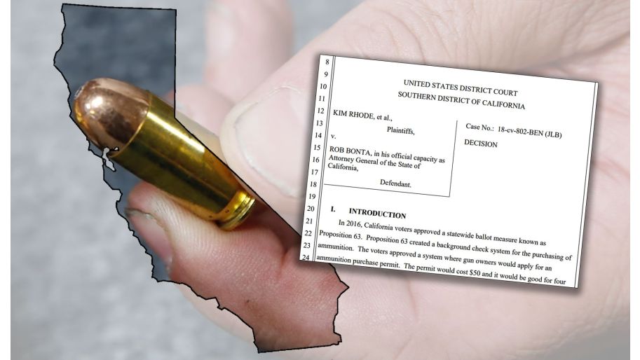 CA ammo law overturned