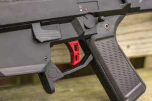 Delta trigger in red