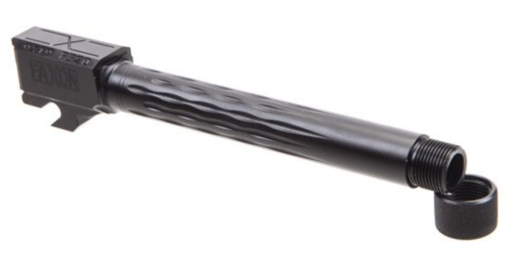 Faxon Firearms Sig Sauer P320 Full Size Flamed Barrel - Threaded Nitride