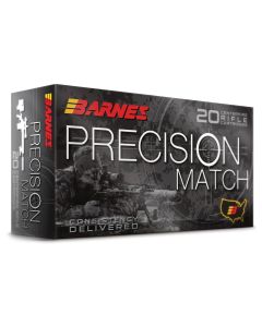 Barnes Precision Match 300BLK 220gr Jacketed Hollow Point (JHP) Ammunition - 200rd Box