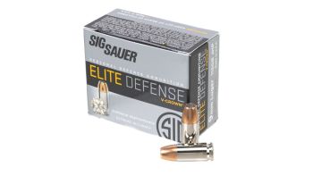 Sig Sauer 9MM 115gr Elite V-Crown JHP Ammunition - 20 Rd Box