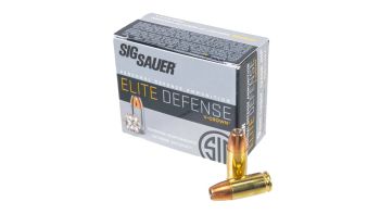 Sig Sauer 9MM 124gr Elite V-Crown JHP Ammunition - 20 Rd Box
