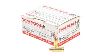 Winchester 9mm 115gr FMJ Ammunition - 100rd