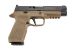 Wilson Combat WCP320 Full 9mm Pistol w/ Action Tuned Straight Trigger - Tan