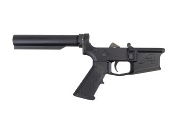 Aero Precision M4E1 Carbine Complete Lower Receiver w/ A2 Grip, No Stock - Black