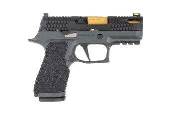 Danger Close Armament Sig Sauer P320 X-Compact 9mm Signature Pistol - Sig Grey/TiN