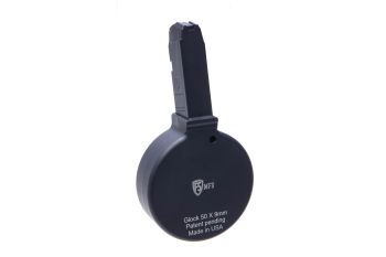F5 MFG (Glock compatible) AR 9mm Drum Magazine - Black 50rd