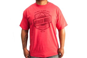 Rainier Arms 'Right to Bear Arms' T-Shirt - Red