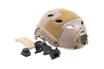 US Night Vision Ultimate Night Vision Bump Helmet Kit w/ IR Beacon - FDE