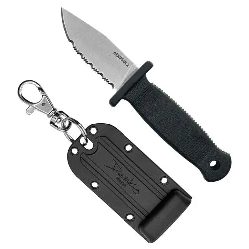 Demko Knives Armiger2 Clip Point Serrated Knife 