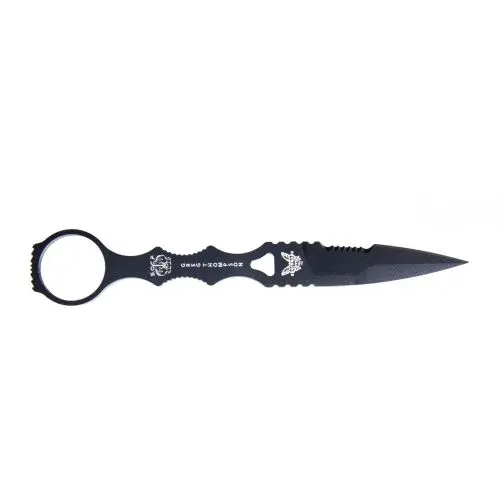 Benchmade 178SBK Fixed Blade Knife - Serrated Black