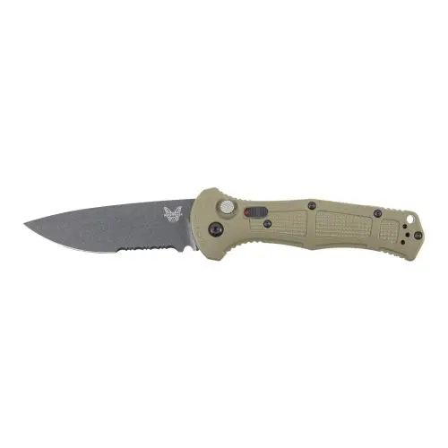Benchmade 9070SBK-1 Claymore Folding Knife - Ranger Green