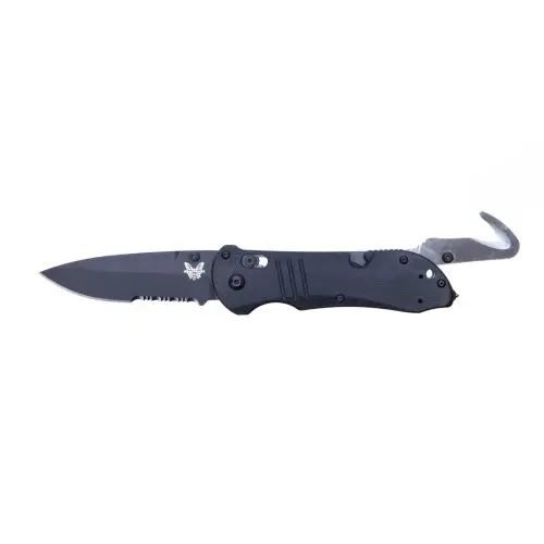 Benchmade 917SBK Tactical Triage Knife - Serrated Black