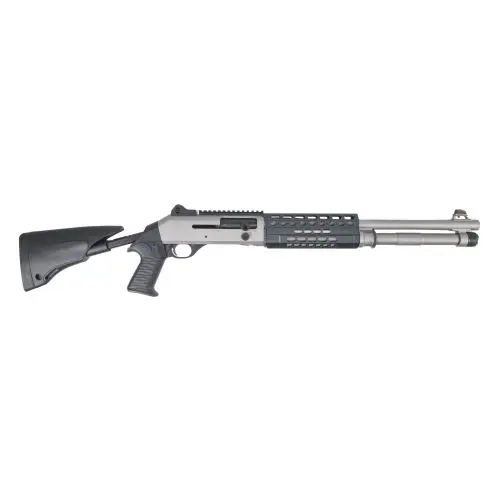 Benelli M4 Tactical Pistol Grip Semi-Auto 12 Gauge Shotgun - 18.5" Titanium Cerakote (LAW ENFORCEMENT ONLY)