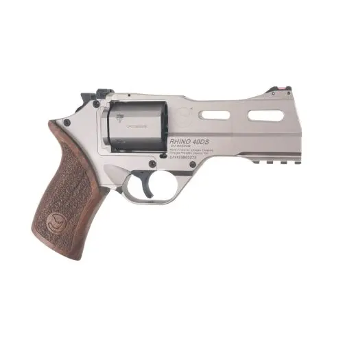 Chiappa Firearms Rhino 40DS .357 Magnum Revolver - 4" Nickel-Plated