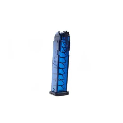 Elite Tactical Systems (ETS) 9mm Magazine For Glock 17/34 - 17rd Blue