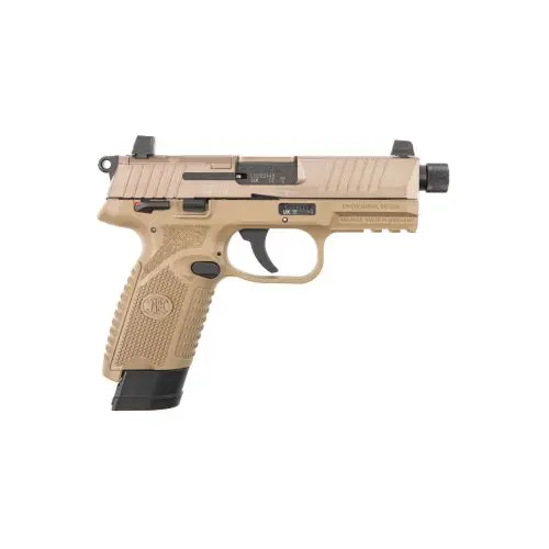 FNH USA FN502 Tactical .22LR Pistol - FDE 