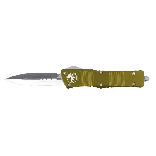Microtech Knives Combat Troodon Tactical Double-Edge OTF Knife - Satin/ODG