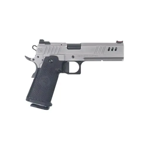 Nighthawk Custom BDS9 Government Optic Ready Double Stack 9mm Pistol - Silver/Black
