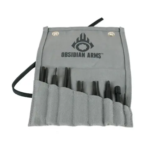 Obsidian Arms Complete AR-15 Armorer's Punch Set - 12 Piece