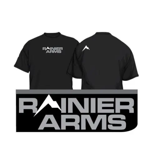 Rainier Arms Form Fitting T-Shirt - Black (XL)