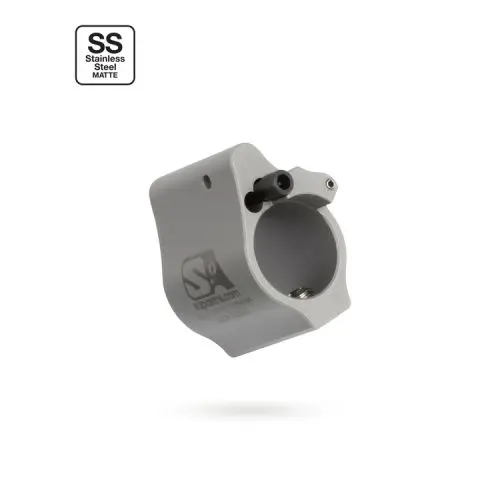 Superlative Arms Adjustable Gas Block Bleed Off (Solid) - Stainless