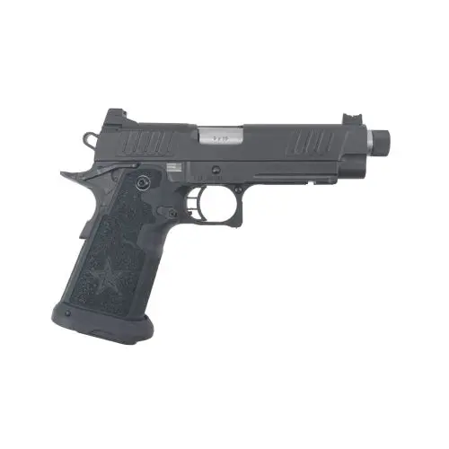 Staccato 2011 P DPO Steel Frame 9mm Tactical Threaded Pistol - DLC/SS