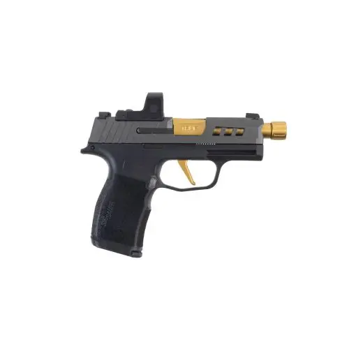 True Precision TP365X Sig Sauer 9MM Pistol - Gold/Gold/Gray