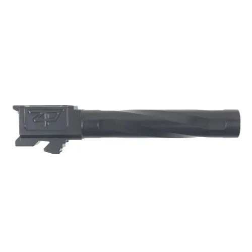 Zaffiri Precision Flush and Crown Barrel For Glock 17 Gen 5 - Black Nitride 