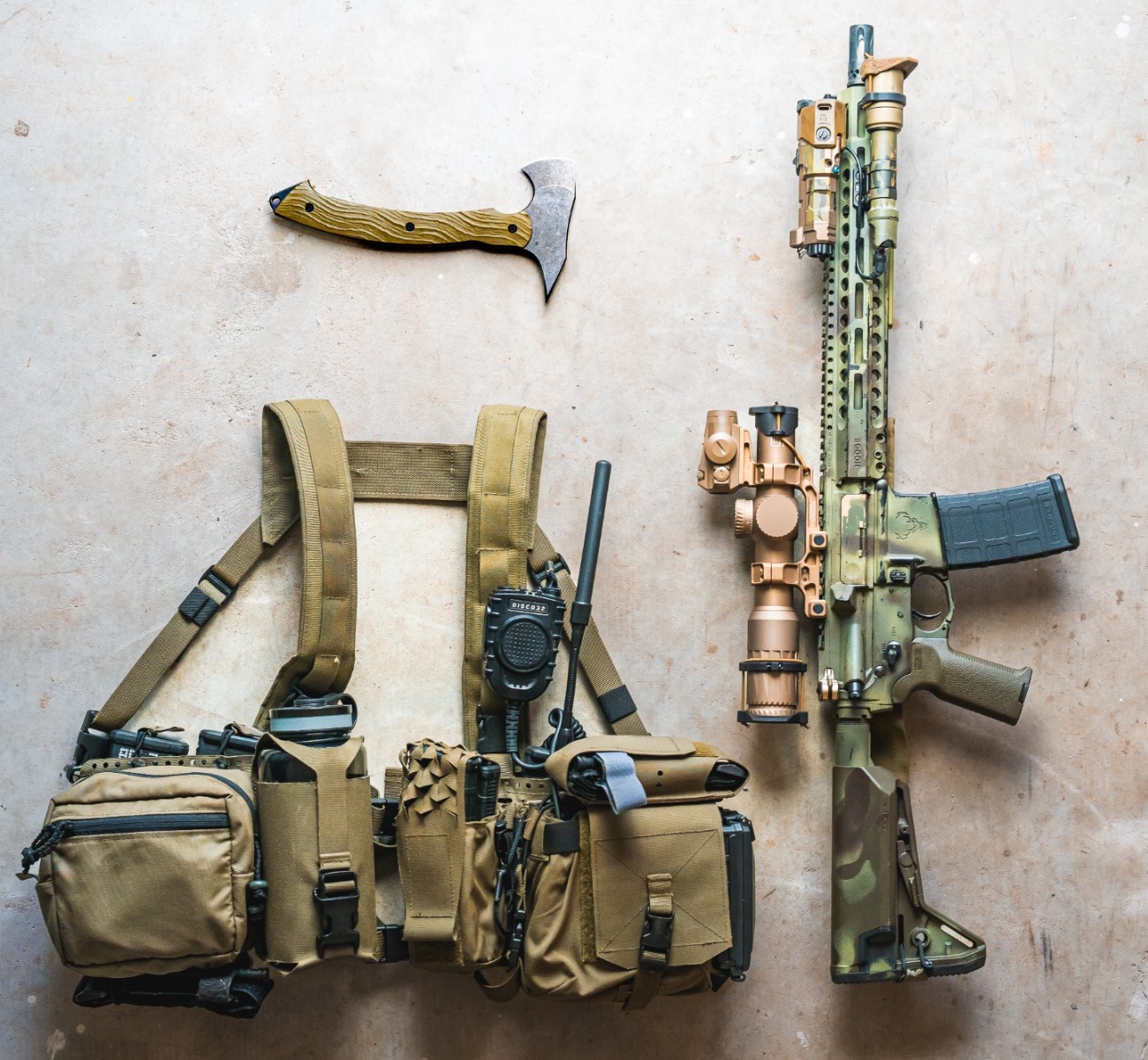 FCD "Modern Minuteman" loadout with chest rig and AR15