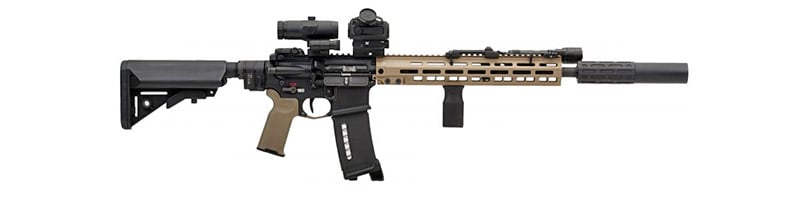 Suppressed complete AR15 with accessories
