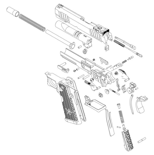 STI guns: 2011 pistol diagram