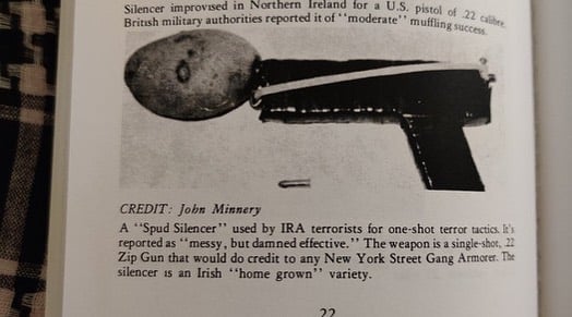 Gun silencer history: a potato silencer won't work as well as one from SilencerCo!