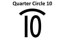 Quarter Circle 10