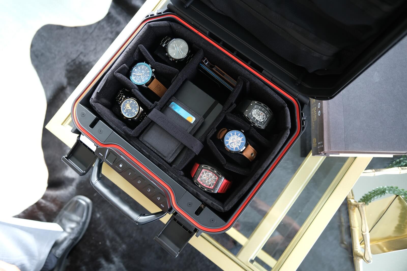 XR Standard Edition Padded Divider System Being used for watches